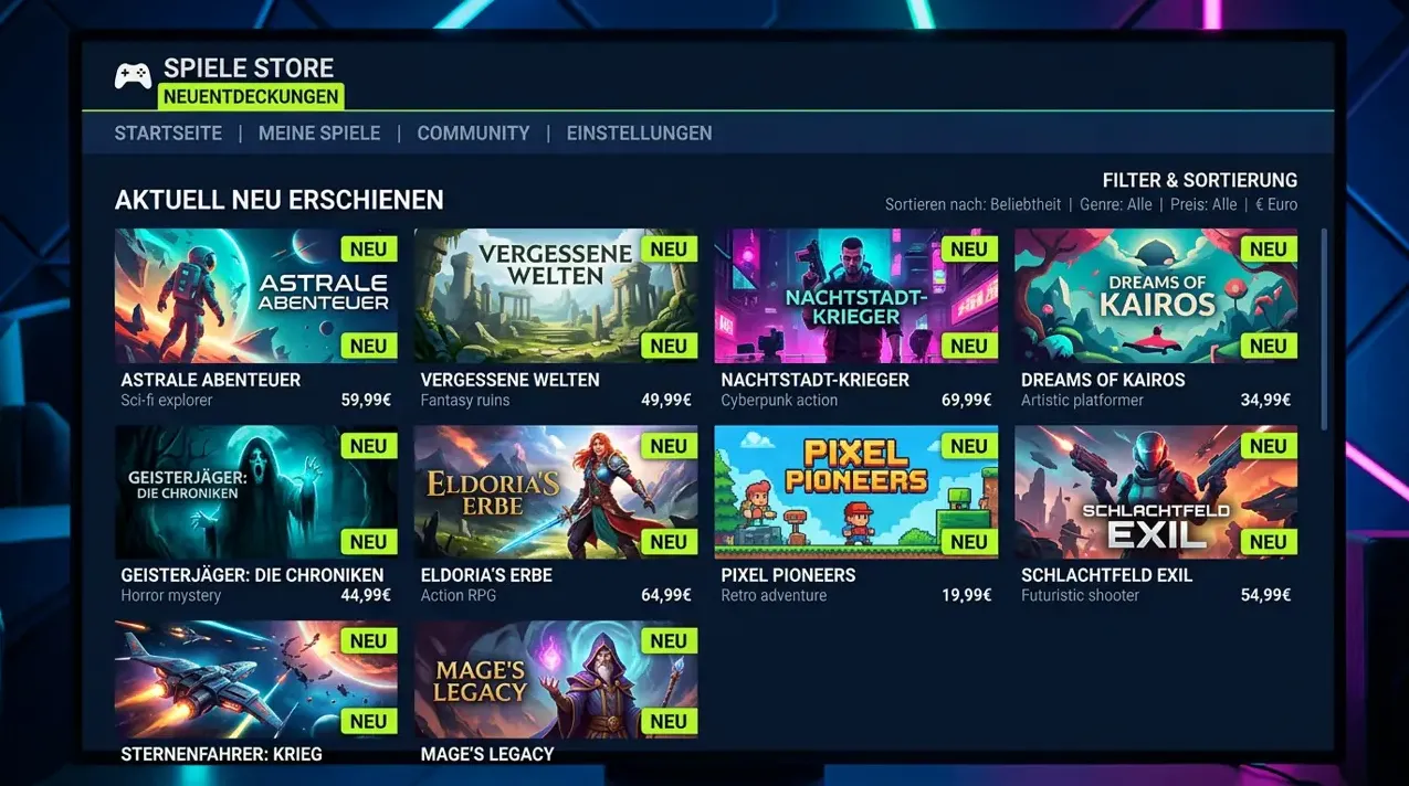 Neu & Crash Games — Auswahl bei Hispin